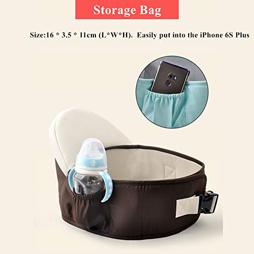 Baby Hip Seat Carrier, Sunzit Baby Taille Kruk Bescherming Lichtgewicht Ergonomische Multi-Positie Babydrager voor Baby… - Image 5