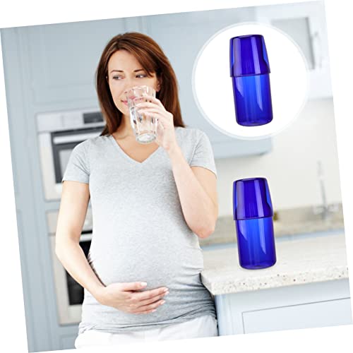 Set de Vaso y Jarra de Vidrio Azul COLLBATH miniatura 3