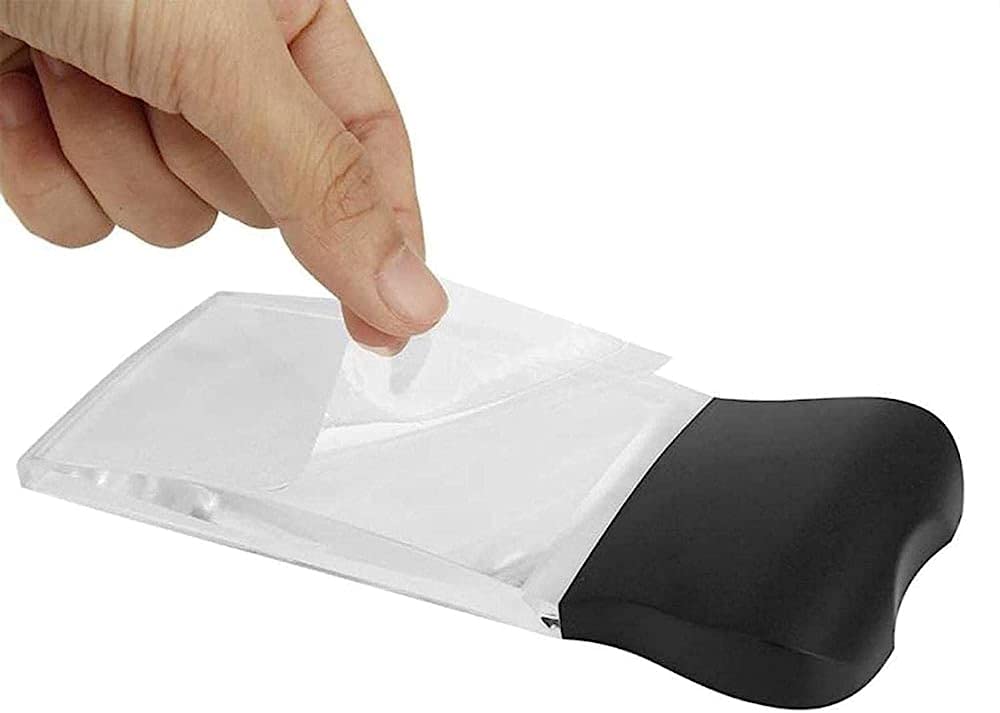 Lupa de Mano con luz LED, Cuadrada, de Gran área de Lectura, óptica Ultrafina, Aumento de 2X.