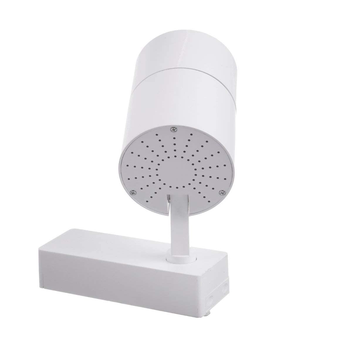 Spot LED rail 40 W lumière blanche froide 6000 K monophasé blanc