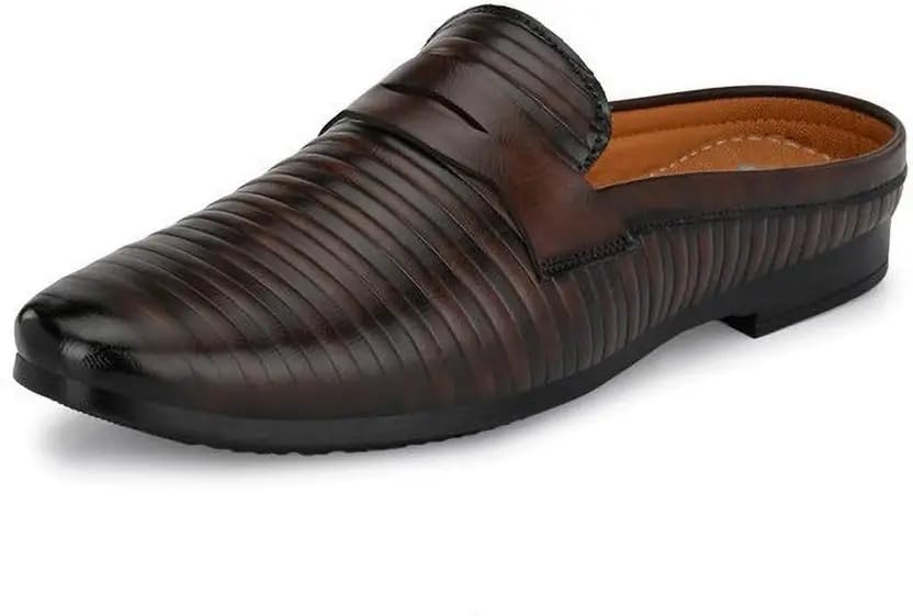 wakins Men's Back Open Half Stylish & Comfortable with Soft Cushioned Insole | Hand-Stitched-picture-41