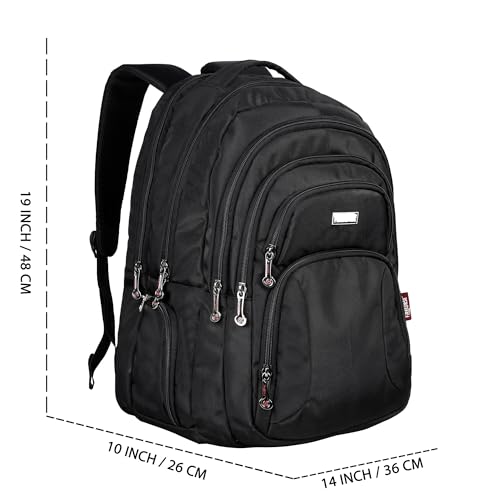 Image of FIREHORSE Ajax Anti theft bag | Durable Laptop Backpack for Men & Women - Water-Resistant Travel Backpack | Padded Compartments for Work, School & College | 45L