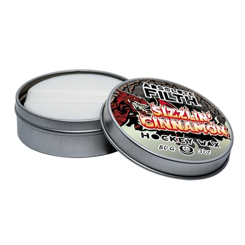 Absolute Filth Sizzlin' Cinnamon Hockeywachs – Premium duftendes Hockeyschläger-Wachs für Hockey-Tape für maximalen Halt und Schutz – mittlere Klebekraft für Hockeyspieler – riecht erstaunlich