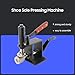 Shoe Sole Pressing Machine Leather Crimping Working Tools Manual Pressing Machine Flattening Machine Applicable Shoe Repair Tools for Sole Thickness Max.15mm