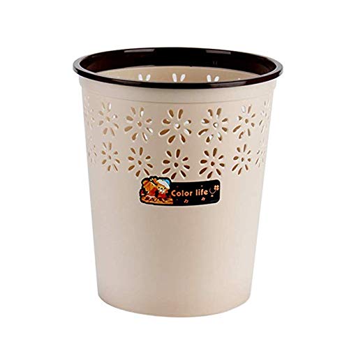 Poubelle en plastique avec anneau de fixation pour sac 3,8L