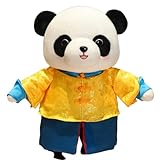 tela Plushes, esta almohada panda cuenta con toques suaves y delicados con costuras para larga durabilidad