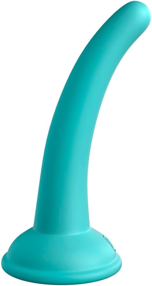Pipedream Prorducts - Dillio Platinum Collection Curious Five 5" Platinum Cured Silicone Dildo - Teal