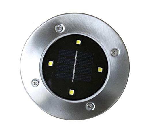 Preisvergleich Produktbild Außenleuchten LED Solarlichtsensor Bunte Gartenleuchte Wasserdichte LED Außenleuchte Gartendekoration Rasenleuchte-4LED blaues Licht_4 Stück Außenleuchten LED