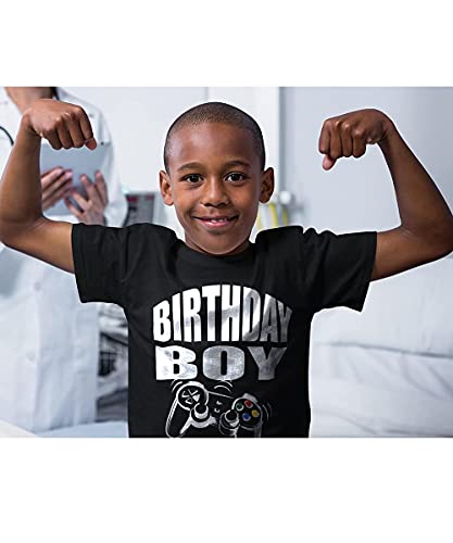 BROOKLYN VERTICAL Boys Short Sleeve T-Shirt Birthday -Video Gamer|Sizes S-XL3