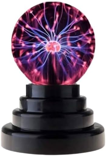 Plasma Ball Atomosphere Night Light Lava Lamp Magic Lightning Bolt Lamp Nebula Sphere Plasma Globe Novelty Toy Touch Sound Sensitive Plasma Ball for Decorations Bedroom