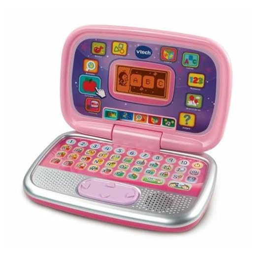 VTech - Diverpink PC, ordenador infantil educativo para niños +3 años, Versión ESP