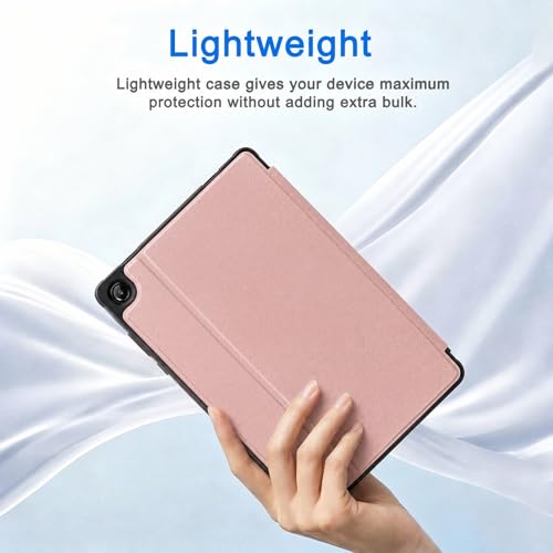 Image of CoBak Case for Samsung Galaxy Tab A11+ Plus 11 inch 2025, Multi-Viewing Angles, All New PU Leather Folio Stand Cover with Auto Sleep Wake Feature for Samsung Galaxy Tab A11+ Tablet 11-inch, Rose Gold