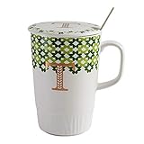 Gold Initials Coffee Mug ,Unique Birthday Gifts for Women, Novelty Personalized Mugs Gift for...