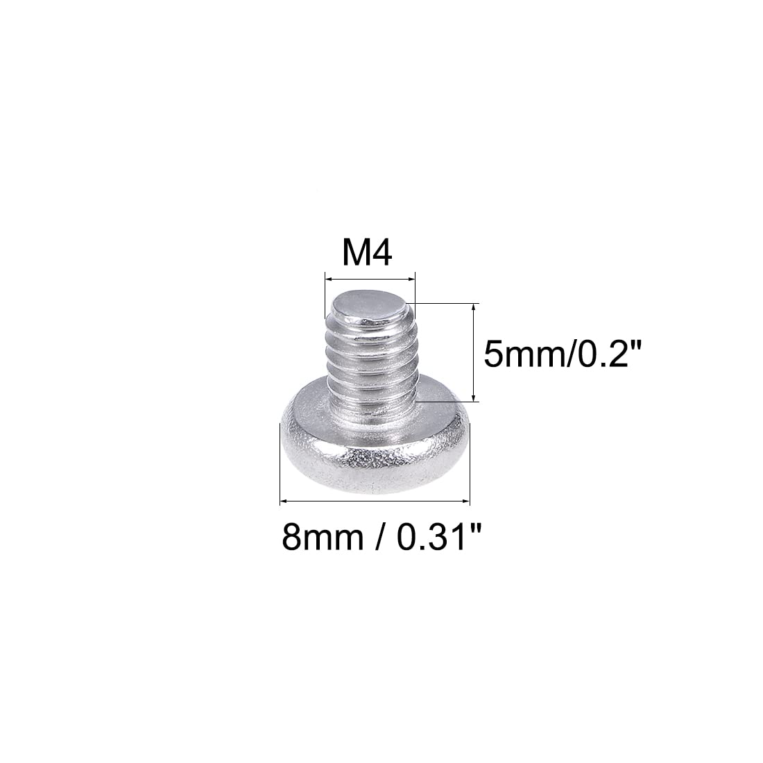 Sourcing Map M6x10mm Machine Screws Phillips Cross Pan - View #3