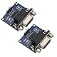 Heevhas 2PCS MAX3232 TTL Konverter Modul DB9 Steckverbinder Female Serieller Port auf TTL Serial Module Brush Board