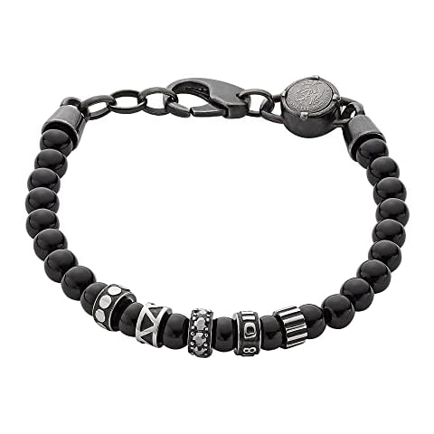 Diésel Pulsera Hombre Cierre Langosta Negro Cover