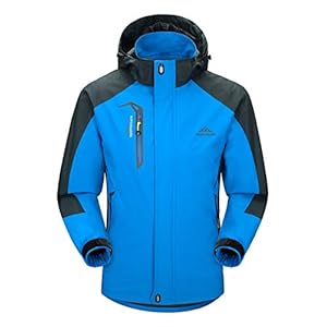 YSENTO Mens lichtgewicht waterdichte jas winddicht outdoor camping wandelen berg jas jas met capuchon