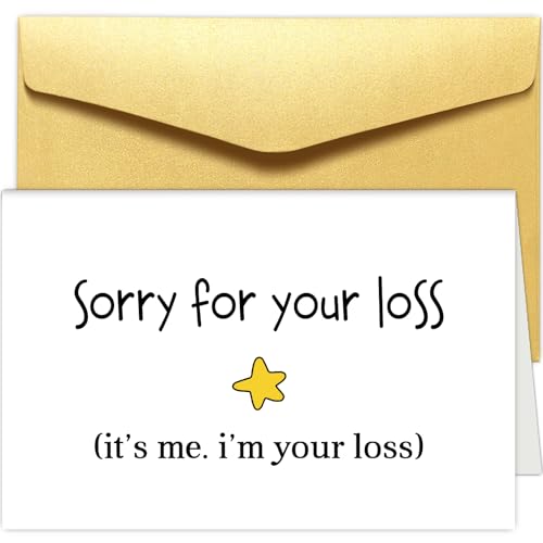 Funny Leaving Card for Men Women, Humor Leaving Card for Coworker Colleague Boss Friend, Going Away...
