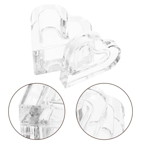 Set cupa cristal para uñas forma corazón dappen miniatura 2