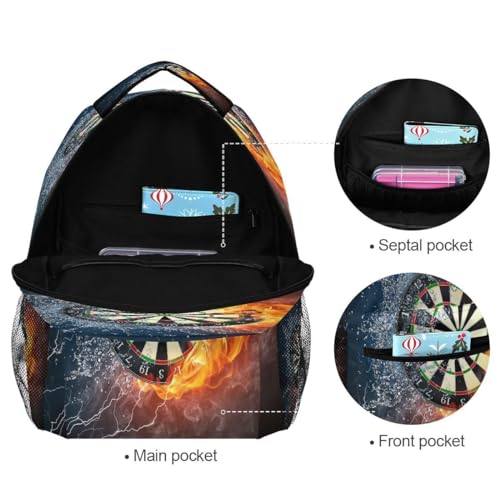 Sac à dos de jeu de fléchettes pour ranger ses affaires sans perdre son sac - 6