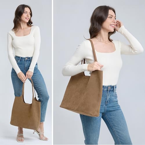 Bolso Tote de Gamuza Sintética para Mujer miniatura 6