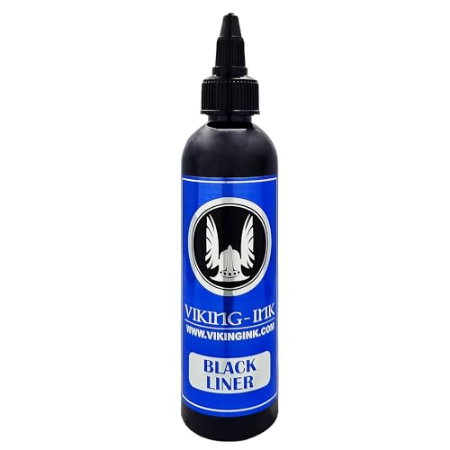 VIKING INK - BLACK LINER 4oz (120ml) - Tinta para Tatuaje