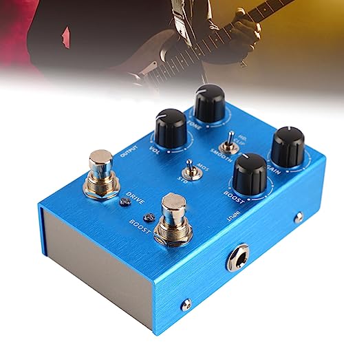 Pédale de Guitare à Distorsion, Pédale d’effet de Guitare en Alliage d’aluminium Conviviale, Contrôle du Volume Audio Multifonction pour Groupe (Bleu) - Les Beatles, Paul McCartney, John Lennon, RIngo Starr, George Harrison Pédale de Guitare à Distorsion, Pédale d'effet de Guitare en Alliage d'aluminium Conviviale, Contrôle du Volume Audio Multifonction pour Groupe (Bleu) – Image 3