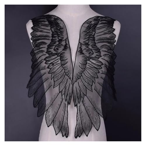 Dentelle applique 3D brodée pour customiser robes et loisirs créatifs - 4