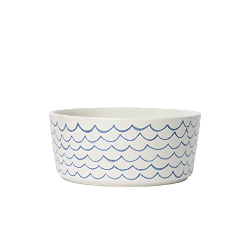 Waggo Sketched Wave Dog Bowl