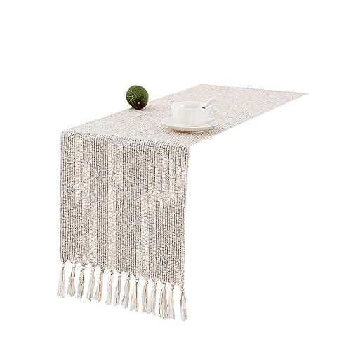 Rusticfarmhousestyletablerunnerbohothickburlaplinenwashabletablerunners72incheslongfordiningroomdecorationsdresserbedroomdecorandholidaypartycenterpiecebeige Urban Country Home Decor Rustic farmhouse style table runner boho thick burlap linen washable table runners 72 inches long for dining room decorations dresser bedroom decor and holiday party centerpiece beige urban country home decor