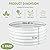 FORTUNO 2 Pack Galvanized Raised Garden Bed Box
