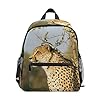 Cheetah Jacht Leopard Wildlife Rugzak voor Meisje Jongen Kleuterschool Tas Kinderen Mini Reizen Dagrugzak Basisschool…