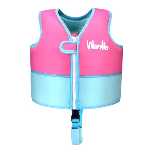Gilet de natation pour enfants de 2 à 6 ans et gilet de flotteur de 26 à 46Lbs Wenlia