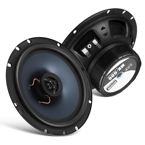 HIAKDOFT Altavoces Coaxiales para Coche con Tweeter Sonido y Equilibrado Alta Potencia para Sistema de Audio Automotriz Graves Profundos Compatibles con Múltiples Modelos para Mejora de