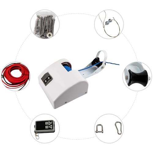 Cabrestante Eléctrico de Ancla 12V para Barcos Hasta 24ft miniatura 4