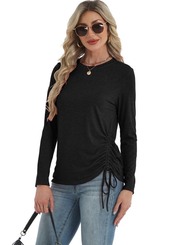Save on Women's Long Sleeve Crewneck Tops with Code V8L39UXU - Image 3
