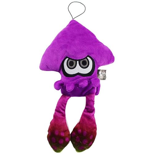 Kinyard スプラ トゥーン All Star Collection Squid Neon Yellow  Plush Toy, Height 9.8 inches