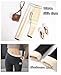 niyokki Warm Winter Fleece Lined Thermal Leggings for Women, Thick Full Length Sherpa Lined Leggings, High Waist Tummy Control Tight Cashmere Pants (Gray -1, XXL)