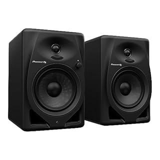 Pioneer DJ DM-50D Active 5-inch Desktop Monitor Speaker, Black