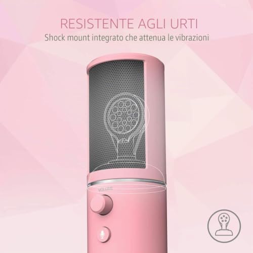 Seiren X Quartz - PC Gaming USB Microfono a Condensatore per Streaming - Microfono streaming - Immagine 2