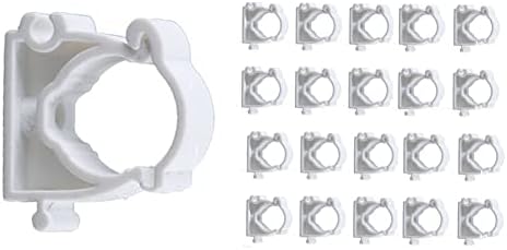 Fixation Gaine Electrique 20 Colliers De Serrage Tuyau PVC Uxcell