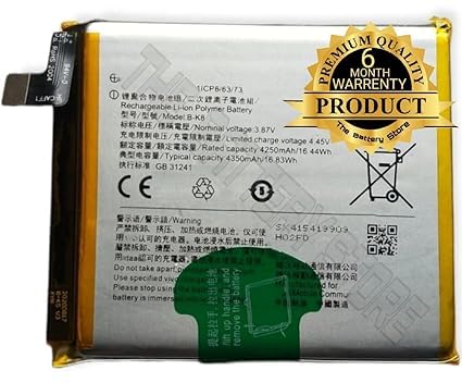 Image of THE BATTERY STORE Original B-K8 Battery for vivo B-K8 Battery with 6 Month Warranty**** (PPP220)