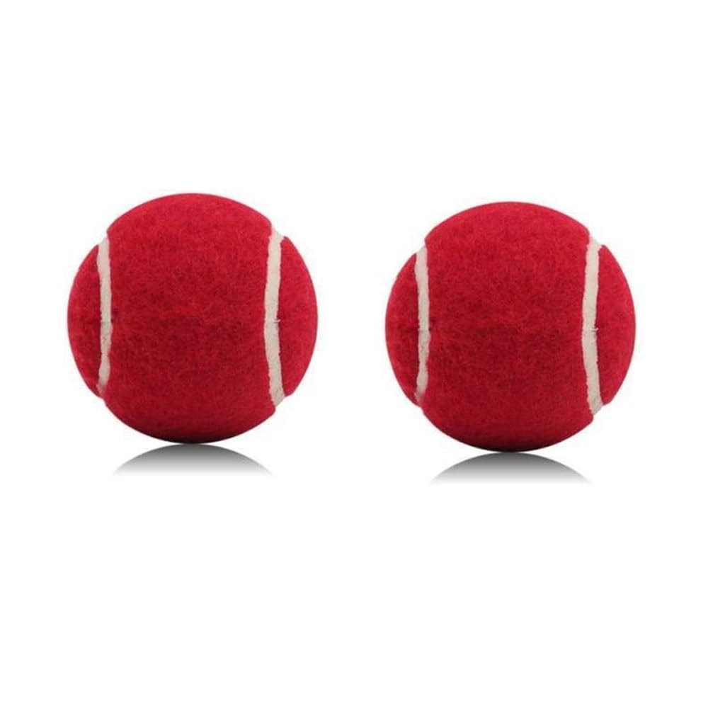 Livo Cricket Tennis Ball Pack of 2 (Red)-picture-16