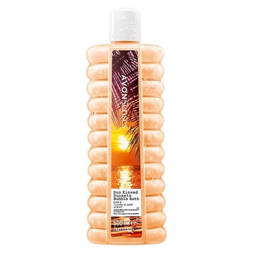 Avon Senses Badeschaum Sun Kissed, 500 ml mit Mandarine, Ylang-Ylang und Out Aroma