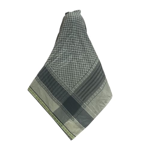 Desert Shemagh Scarf HighAbsorb Arab Headscarf Unisex Keffiyeh Bandana Ethnic Headwrap Arabian Scarf Head Covering
