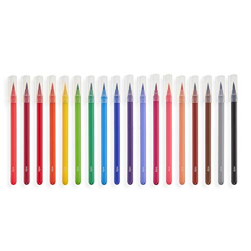 Ooly Chroma Blends Watercolor Brush Markers - Set Of 18 #TOP2