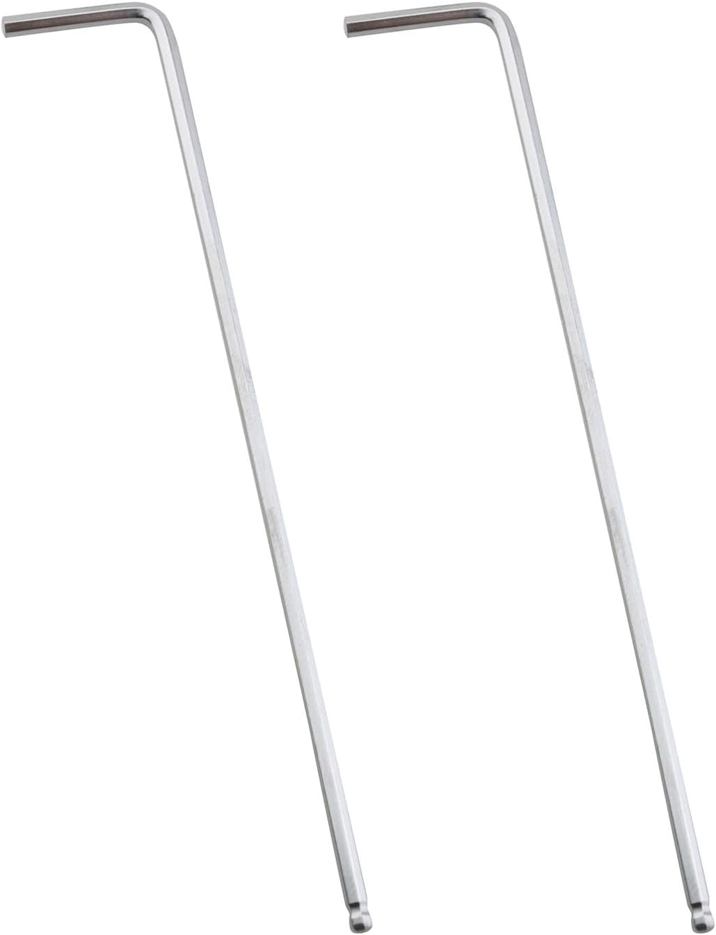 2PCS 1/16'' Internal Hexagonal Ball End Hex Key Allen Wrench L Shaped Long Arm Repairing Tool
