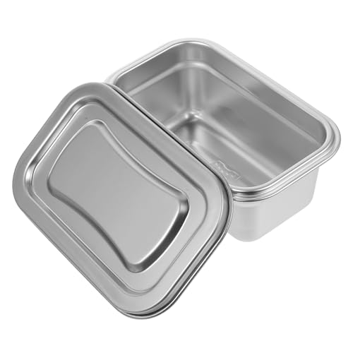 ULTECHNOVO Congelador Inoxidable Helados Caja Para Refrigerador Con Almacenamiento De Frescos Para Uso Diario