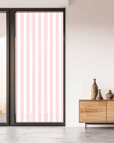 Película para ventana privacidad rayas rosadas 35.4x78.7 in miniatura 2