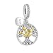 Produktbild MariaFonte Charm Anhänger Neu 2023 Baum des Lebens Geburstag Jubiläum Original Angebot Perlen Armband Silber 925 Günstig Herz Mama Familie Frau Kompatibel Glücksbringer Weihnachten Mädel Hochzeitstag